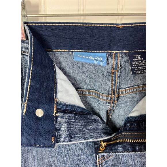 Westport Women's Size 20 Cropped Stretch Wast Denim Jeans - Picture 8 of 8
